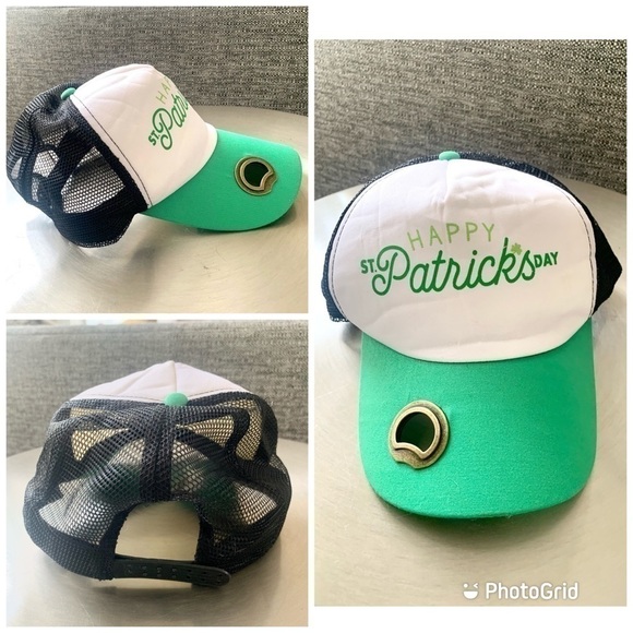 St. Patrick Other - 𝅺St. Patricks trucker hat snapback mesh cap Irish Celtic green